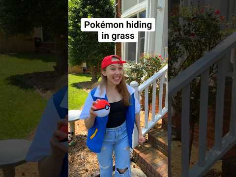 Pokémon hiding in the grass