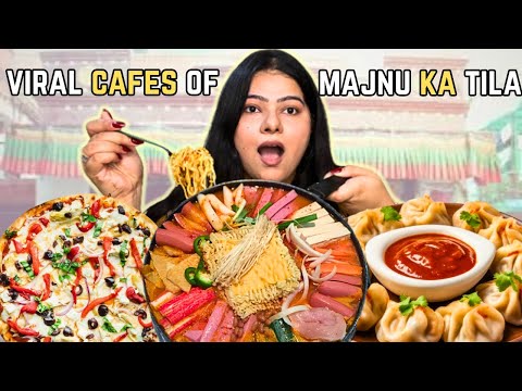 Majnu Ka Tila Food Vlog | Best Cafes Near Delhi University | Viral Food in Delhi