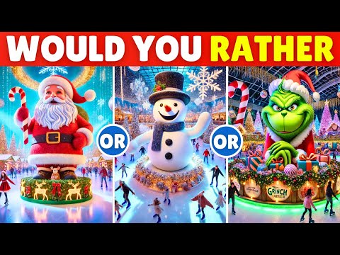 Would You Rather - Build Your Dream House 🏠✨🎄 Christmas Edition