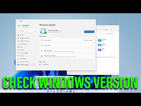 How to check windows version in Computer