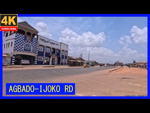 🇳🇬🇳🇬RELAXING WALK- IN A PEACEFUL REMOTE AREA- AGBADO - IJOKO RD -4K WALK -OGUN STATE