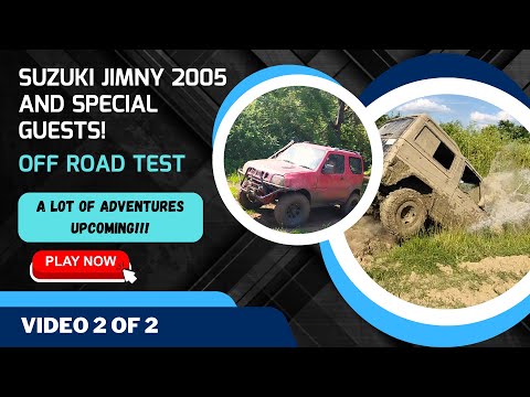 Suzuki Jimny 2005 - (Off Road test, and amazing guests) Video 2 of 2