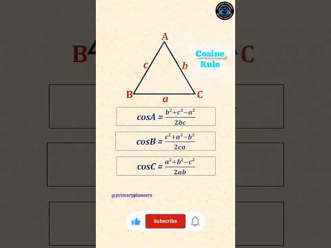 Cosine Rule in Triangle #shorts #ytshortsindia #trending #viralvideo #ssccgl #yotubeshorts