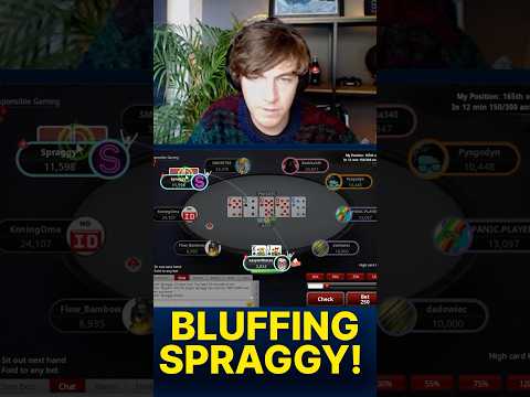 BLUFFING SPRAGGY NEVER GETS OLD 🤣🤌🏻 #pokerstars #poker #onlinepoker