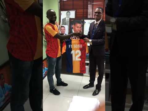 Sacrifice donates a customised Hearts of Oak Jersey to Lawyer Francis Xavier Sosu#shorts shorts