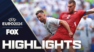 Slovenia vs. Serbia Highlights | UEFA Euro 2024