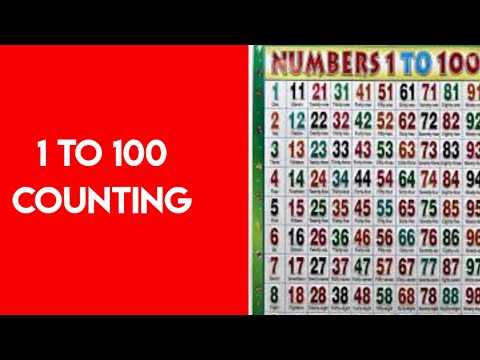 Counting 1 to 100 | 123 numbers | one two three, 1 से 100 तक गिनती, 1 to 100 Counting