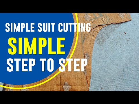 simple suit ke cutting ✂️ // easy Tarika. // step by step // Dishu_stiching_creation