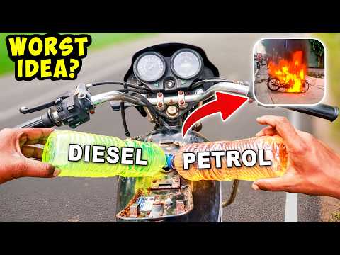 I Put DIESEL + PETROL in My BIKE...Here's What Happened | Mad Brothers