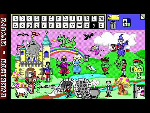 The Playroom © 1989 Broderbund Software - PC DOS - Gameplay