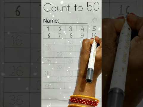 Counting numbers|| count 1 to 50||shorts