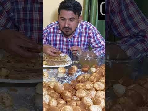 Golgappa panipuri challenge 😋😋