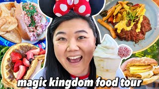 What to Eat at MAGIC KINGDOM! 🏰✨ Disney World Food Tour 2024