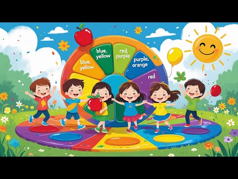 Learn Colors for Kindergarten | Blue, Yellow, Green & More! | Fun Nursery Rhyme for Toddlers