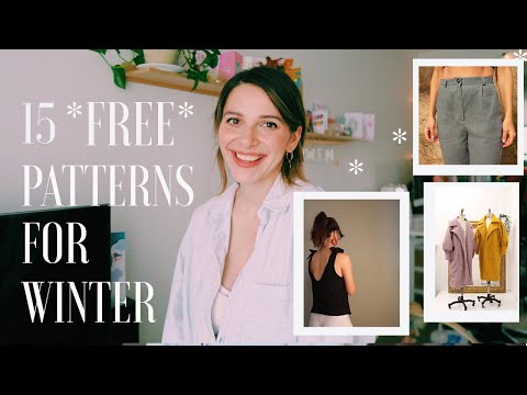 15 *FREE* SEWING PATTERNS FOR WINTER