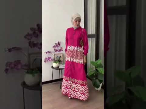 BISA COD Gamis Cantik Lebaran Terbaru Order WA 089665538102 #gamistwill #tkw #dress #shorts #short