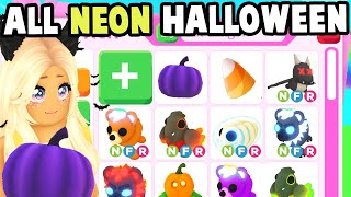 I Traded for Every New Neon Halloween Pet in Adopt Me!