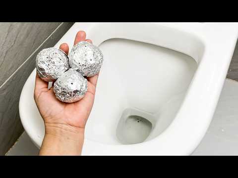 The Aluminum Foil Trick That Will Save You Money on Toilet Cleaning