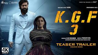 K.G.F : Chapter 3 - Official Hindi Trailer | Rocking Star Yash, Raveena Tandon | Prashant Neel |2025