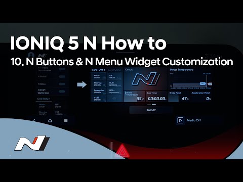 Hyundai N | IONIQ 5 N How to - Chapter 10. N Buttons & N Menu Widget Customization