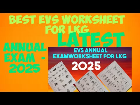 Lkg Evs Annual Exam Question paper 2024-2Lkg Evs Annual Exam Paper/Lkg class teaching