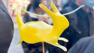 Sugar Blowing Art(吹糖手艺) _ Chinese street food