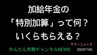 加給年金の「特別加算」って何？いくらもらえる？