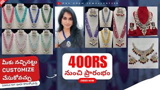 Latest Victorian Jewellery Starting From 400rs | One Gram Jewellery With Price | 7095886447 |