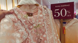 Sana Safinaz Flat 50% OFF 🔥 Sana safinaz Sale 2025📣🔥 Beautiful New Collection on Sale😱👌