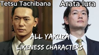 All Yakuza Likeness characters! | Yakuza 0 - Like A Dragon 7