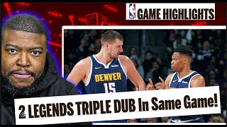 Nikola Jokic Realizes Russell Westbrook Is His NEW BEST TEAMMATE! They Both Triple Dub The Nets!