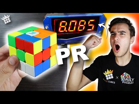 I used FREEFOP to beat a 2 YEAR RECORD! 8.08s Rubik's Cube solve!