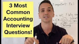 3 most frequently asked accounting interview questions