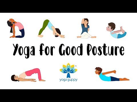 Yoga for Good Posture for Kids | Strong Back | Yoga for Children | Yoga Guppy