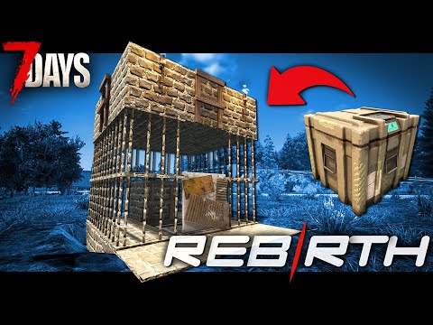 This deployable mineshaft makes resource gathering EASY! - 7 Days to Die (Ep.17)