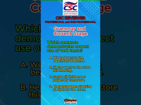 2024 CSC Exam Reviewer | The Ultimate Guide to Grammar and Correct Usage for the CSC Exam 2024 #csc