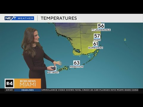 South Florida 8 a.m. Weather Forecast 1/12/2025