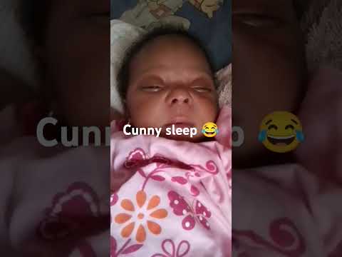 baby's Cunny Sleep 😂. she does not want me to leave her side. #shortsvideo #damselhrh #sleep #baby