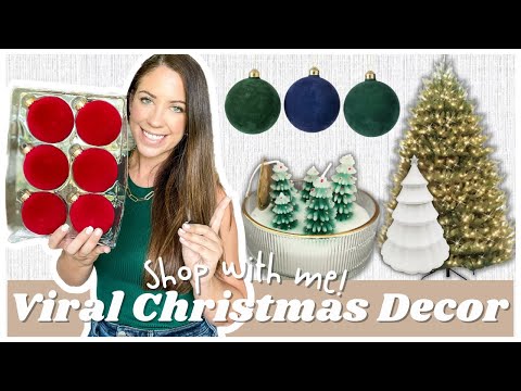 SHOPPING FOR VIRAL CHRISTMAS DECOR | NEW CHRISTMAS DECOR 2023 | CHRISTMAS SHOP WITH ME