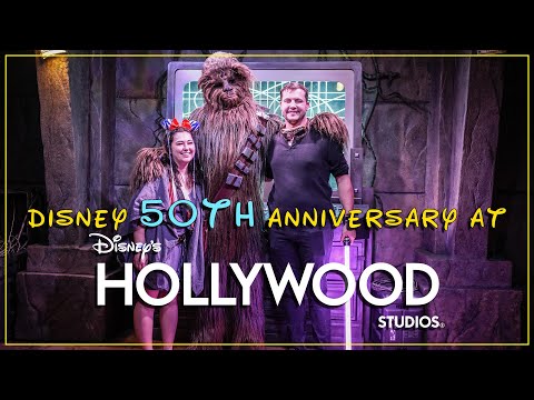 Hollywood Studios - Disney 50th Anniversary | LOTS of character interactions!