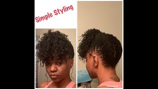 SISTERLOCKS | Simple Styling | 5 Min Updo