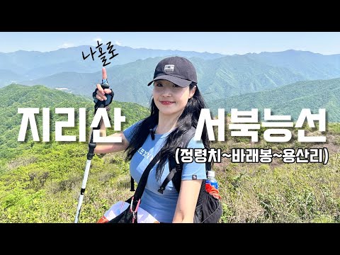 숨니vlog. 나홀로 지리산 서북능선 바래봉 즐기기💙 등산 | 브이로그 | 등린이 | 혼산 | 등산추천 | 지리산국립공원 | 여름산행 | 철쭉 | 하이킹 | 트레킹 | hiking