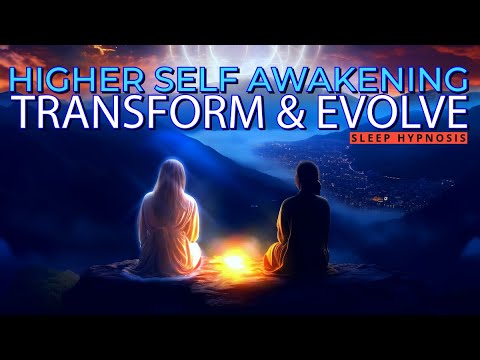 Spiritual Awakening Sleep Hypnosis with Your Higher Self: Powerful Subconscious Self Improvement