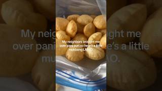 Indian Neighbors Are The Best 💯 #panipuri #food #foodie #streetfood #foodvideos