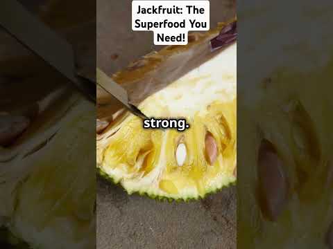 Jackfruit: The Superfood You Need! #facts #superfood #fruit #nutritionfacts #healthyfood