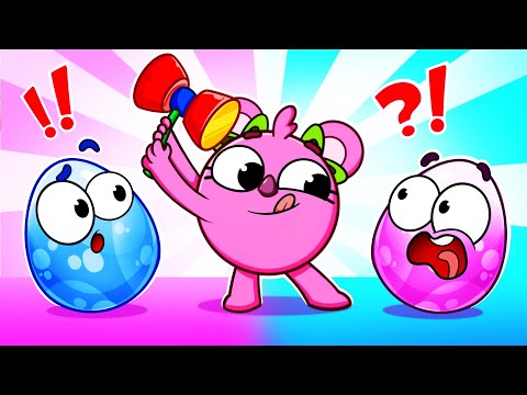 🩷 Pink vs Blue 💙What’s Inside The Surprise Egg? Kids Songs 😻🐨🐰🦁 And Nursery Rhymes by Baby Zoo