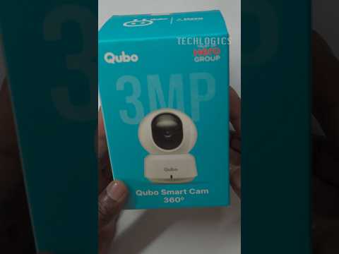 Introduce QUBO Smart 360 WiFi CCTV Camera | 3MP, 360° Coverage, AI Alerts & Two-Way Talk