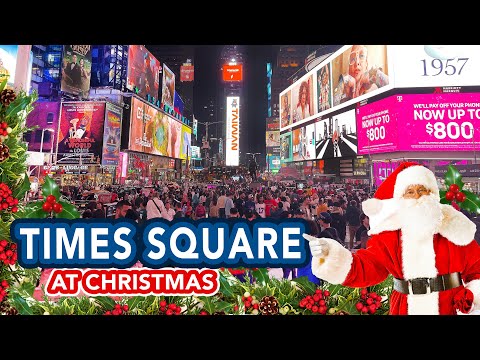 NEW YORK TIMES SQUARE at CHRISTMAS