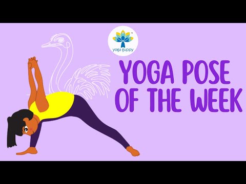 Yoga Pose of the Week | Ostrich Pose | Kids Yoga | Improve Flexibility with Yoga | Yoga Guppy