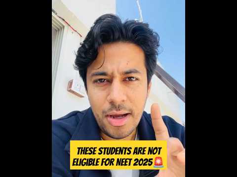 NEET 2025 Eligibility Update⚠️ | Kshitiz Sir #neet2025 #neeteligibility #neetupdate